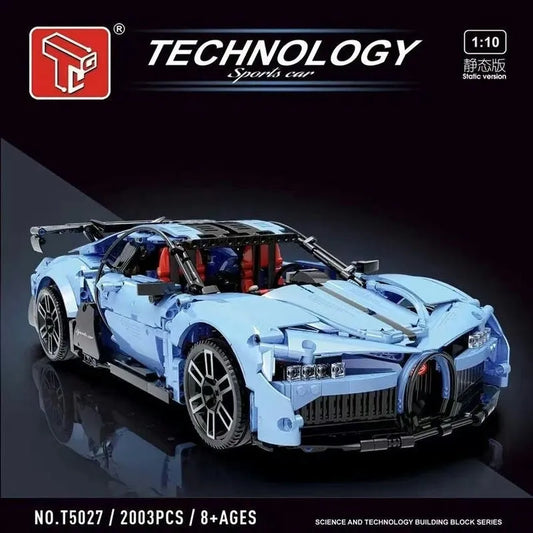 Tech MOC Super Sports Racing Car Bricks Toys T5027A
