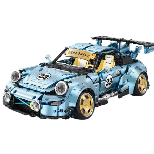 Tech MOC Supercar Porsche 911 RWB Bricks Toys T5036B