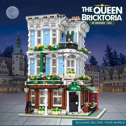 MOC Street Experts City Queen Bricktoria Bricks Toys