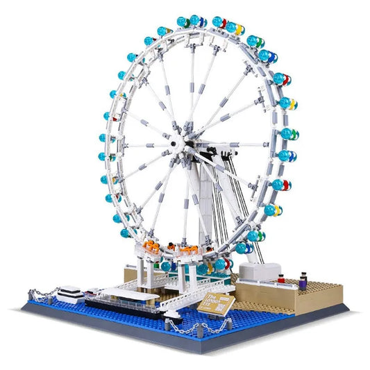 Architecture MOC The London Eye Wheel Bricks Toys