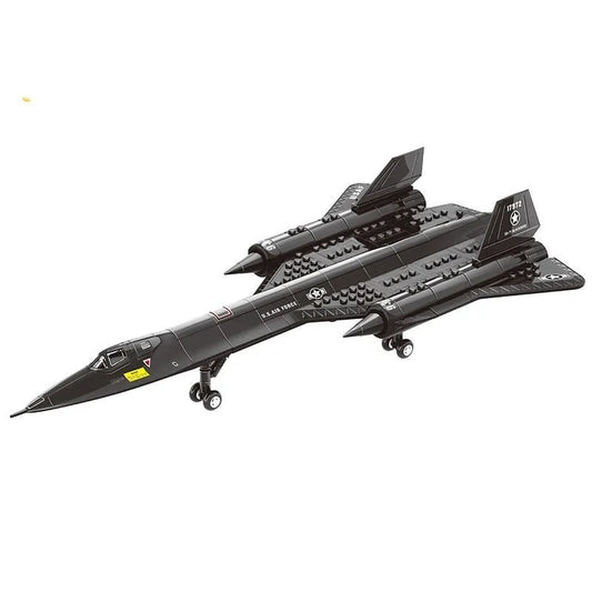 Military MOC SR-71 Blackbird Aircraft Bricks Toys 14186