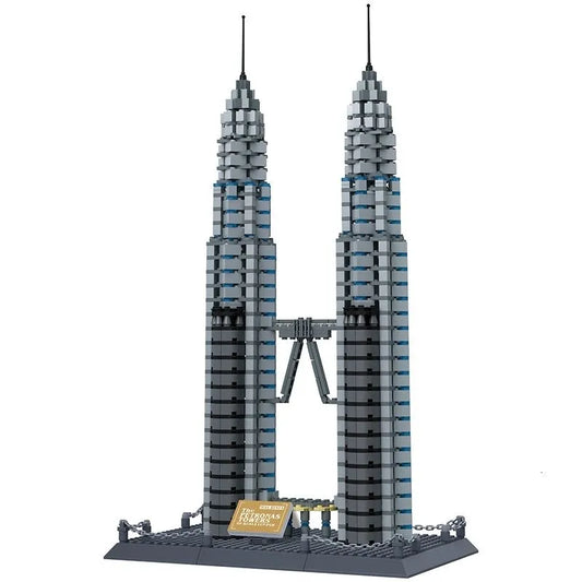 MOC Architecture Kuala Lumpur Petronas Tower Bricks Toys