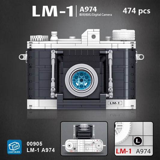 MOC Vintage SLR Digital Camera MINI Bricks Toys 00905